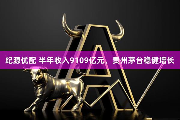 纪源优配 半年收入9109亿元，贵州茅台稳健增长